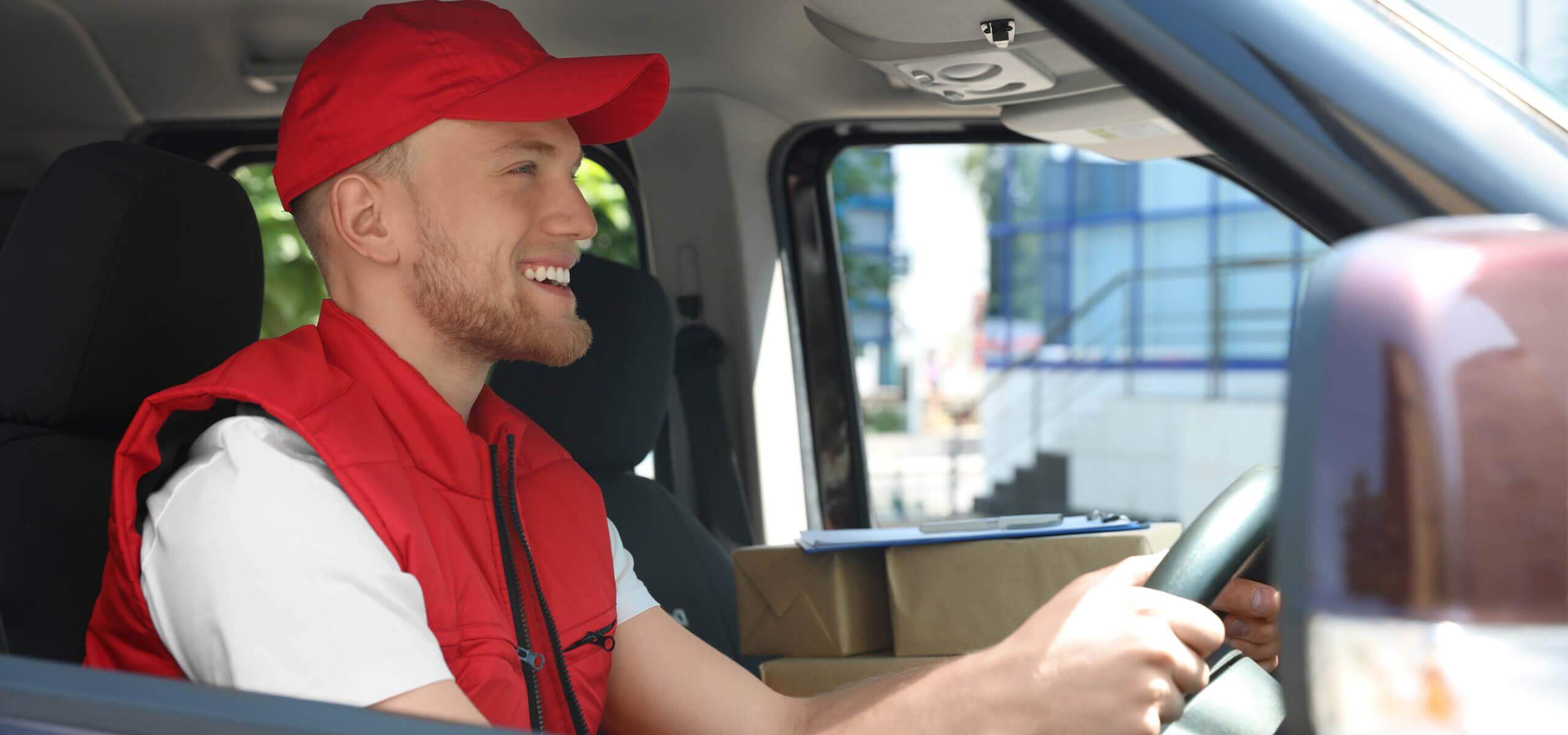 courier-in-a-van-HH-Driveright-light Fleet and vehicle tracking for delivery drivers